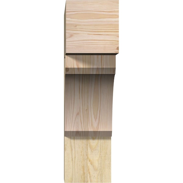 Legacy Block Rough Sawn Bracket, Douglas Fir, 6W X 22D X 22H